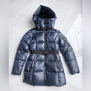 $450 SAM girls Navy blue jacket puffer coat 14 (12)